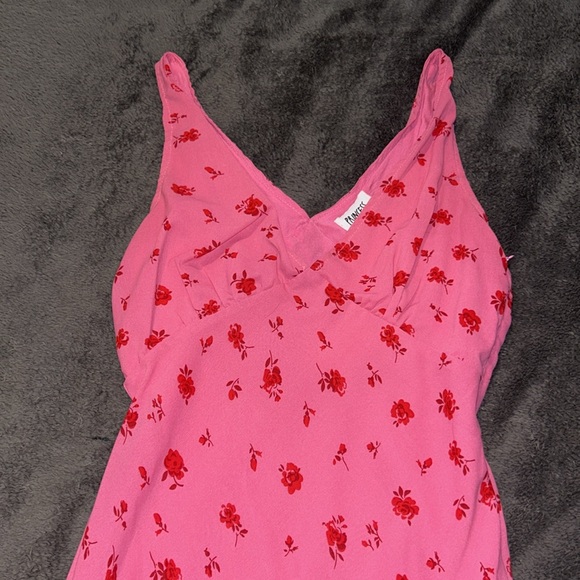 Princess Polly Pink and Red Floral Maxi Dress US4 - Picture 2 of 7